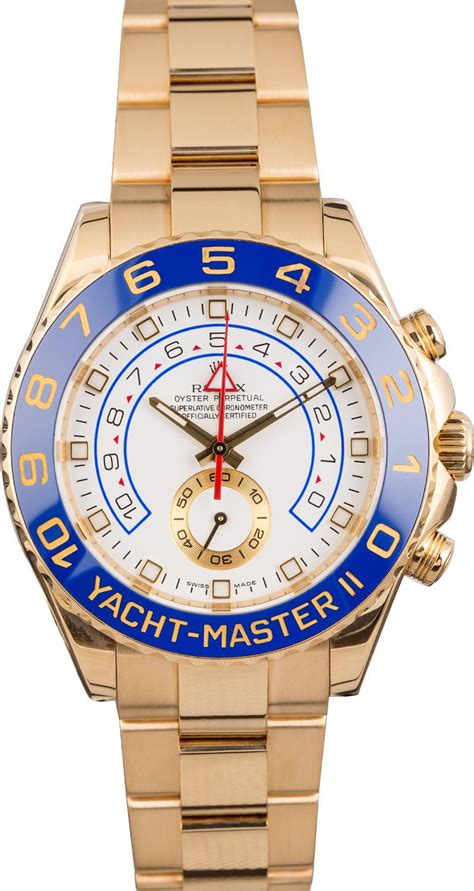 rolex yacht master ii 18k gold|Rolex Yacht-Master gold price.